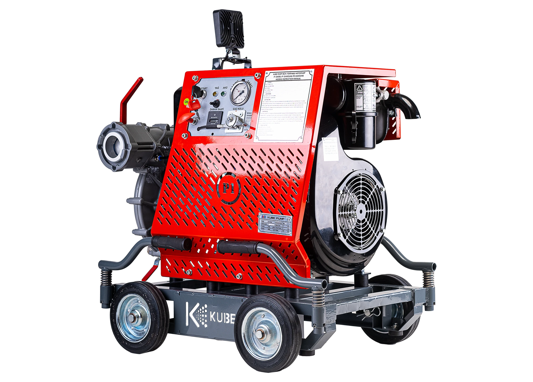 P1 Dizel Taşınabilir <br>Yangın Pompası